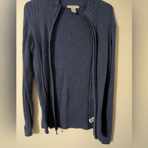 Ex officio merino wool zip sweater size L